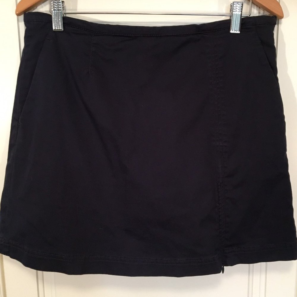 Tommy Hilfiger crisp stretch cotton navy skort 10